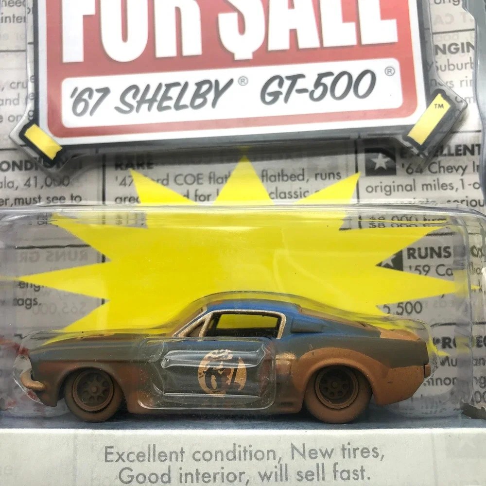 Jada Toys For Sale 1967 67 Shelby GT-500 Rusty Blue 1/64 Diecast Car Rubber Tire